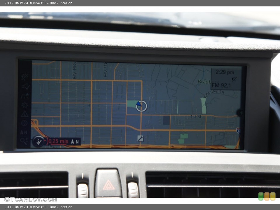 Black Interior Navigation for the 2012 BMW Z4 sDrive35i #68219695