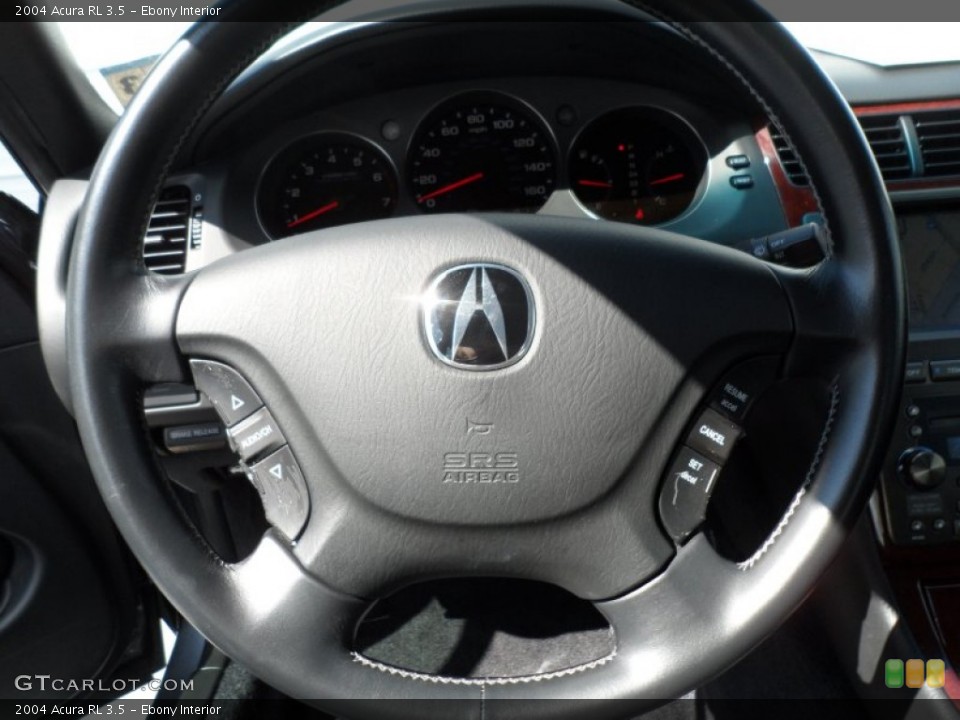 Ebony Interior Steering Wheel for the 2004 Acura RL 3.5 #68220088