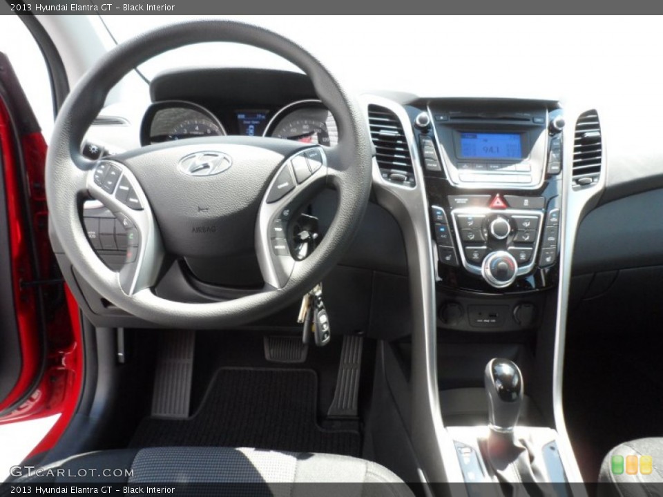 Black Interior Dashboard for the 2013 Hyundai Elantra GT #68220505