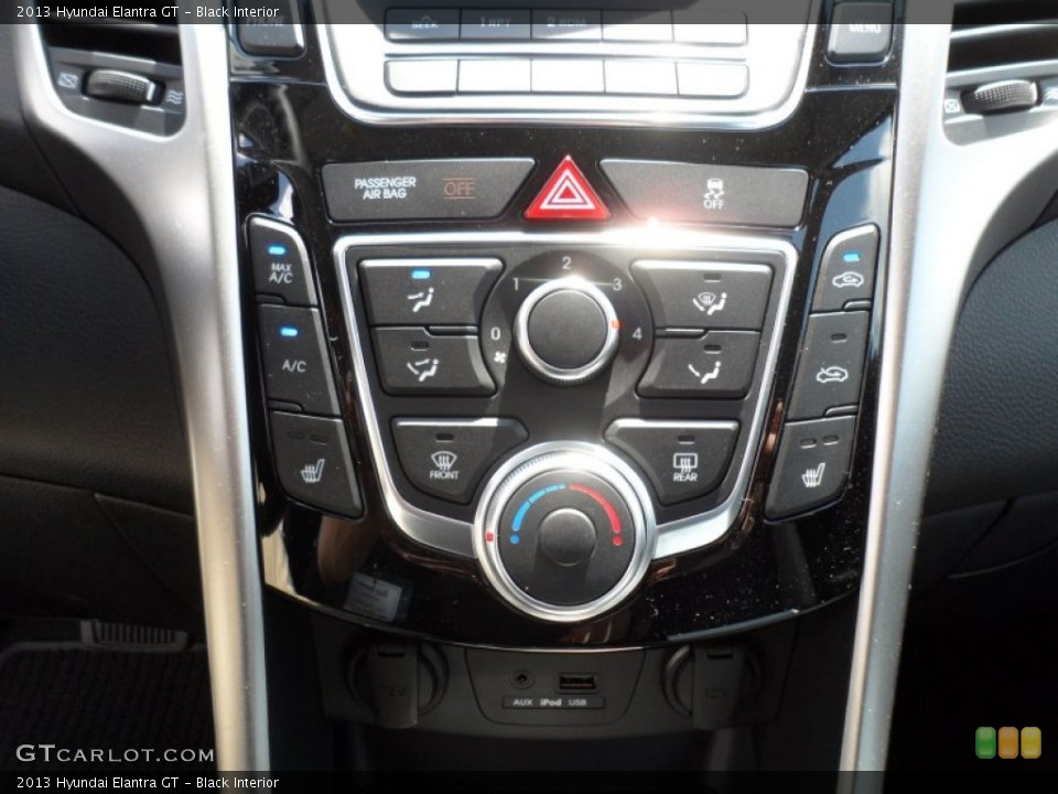 Black Interior Controls for the 2013 Hyundai Elantra GT #68220511