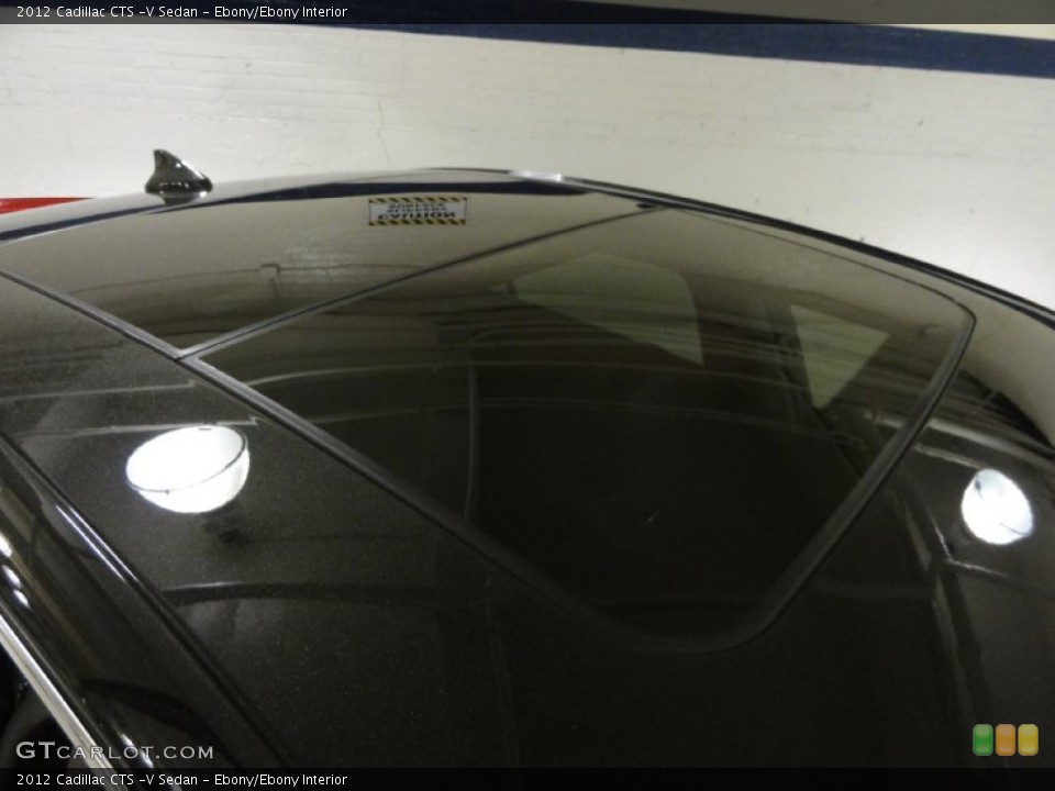 Ebony/Ebony Interior Sunroof for the 2012 Cadillac CTS -V Sedan #68221534