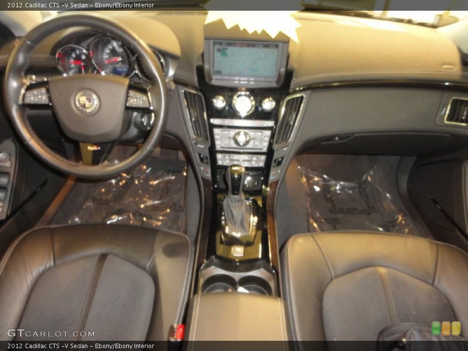 Ebony/Ebony Interior Dashboard for the 2012 Cadillac CTS -V Sedan #68221549