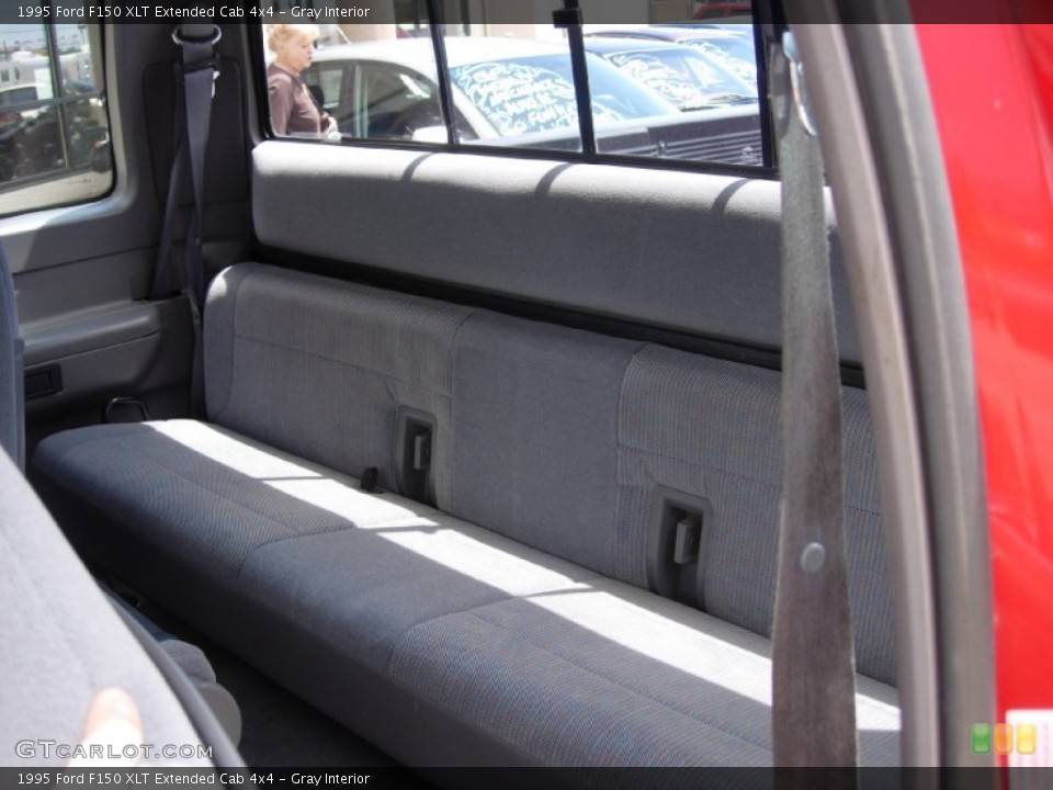Gray Interior Rear Seat for the 1995 Ford F150 XLT Extended Cab 4x4 #68221951