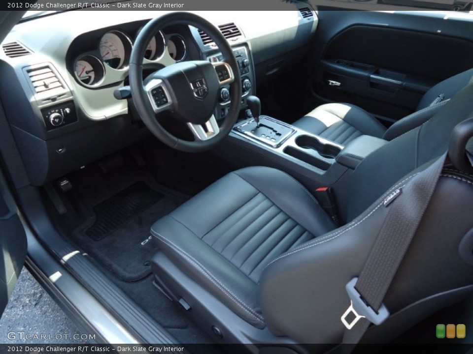 Dark Slate Gray Interior Prime Interior for the 2012 Dodge Challenger R/T Classic #68225224