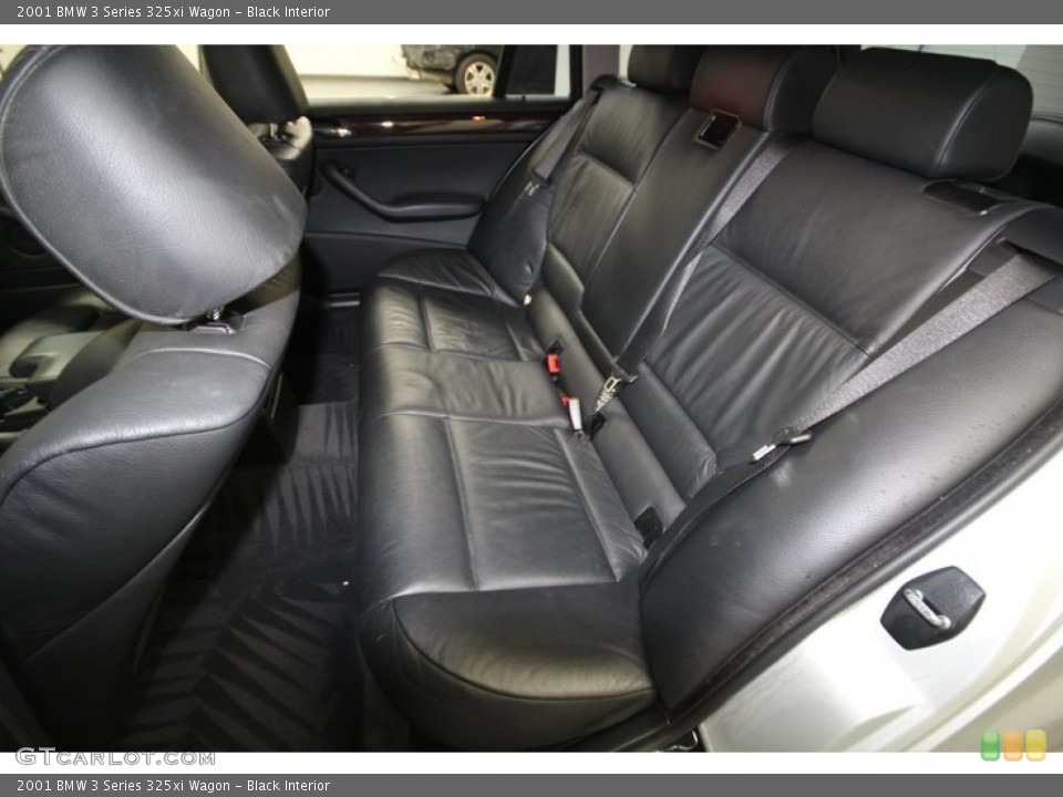 Black Interior Rear Seat for the 2001 BMW 3 Series 325xi Wagon #68226229