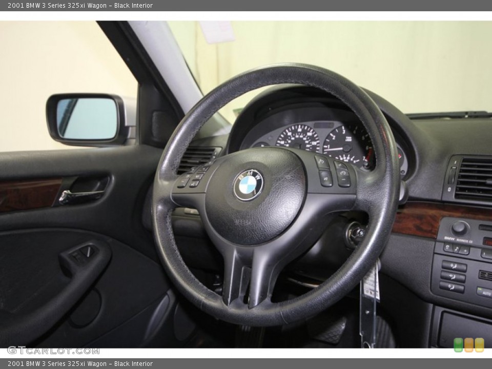 Black Interior Steering Wheel for the 2001 BMW 3 Series 325xi Wagon #68226340