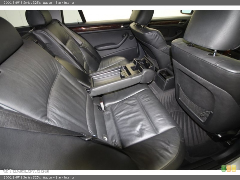 Black Interior Rear Seat for the 2001 BMW 3 Series 325xi Wagon #68226358