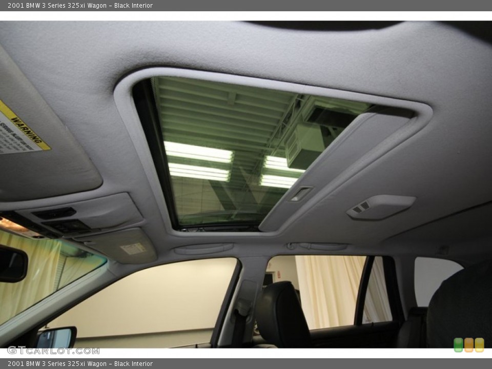 Black Interior Sunroof for the 2001 BMW 3 Series 325xi Wagon #68226451