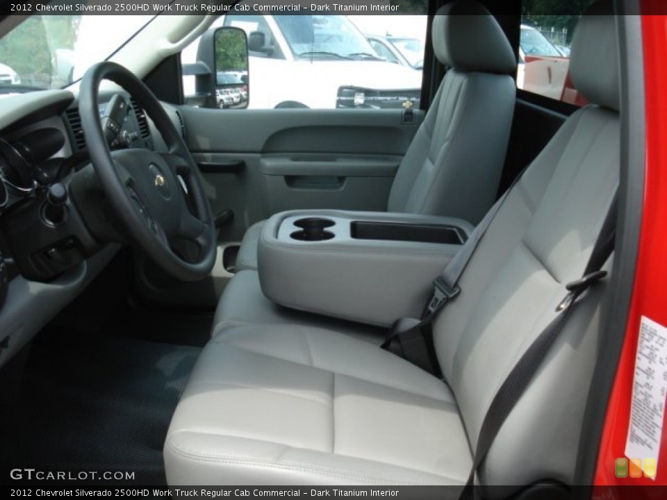 Dark Titanium Interior Front Seat for the 2012 Chevrolet Silverado 2500HD Work Truck Regular Cab Commercial #68227459