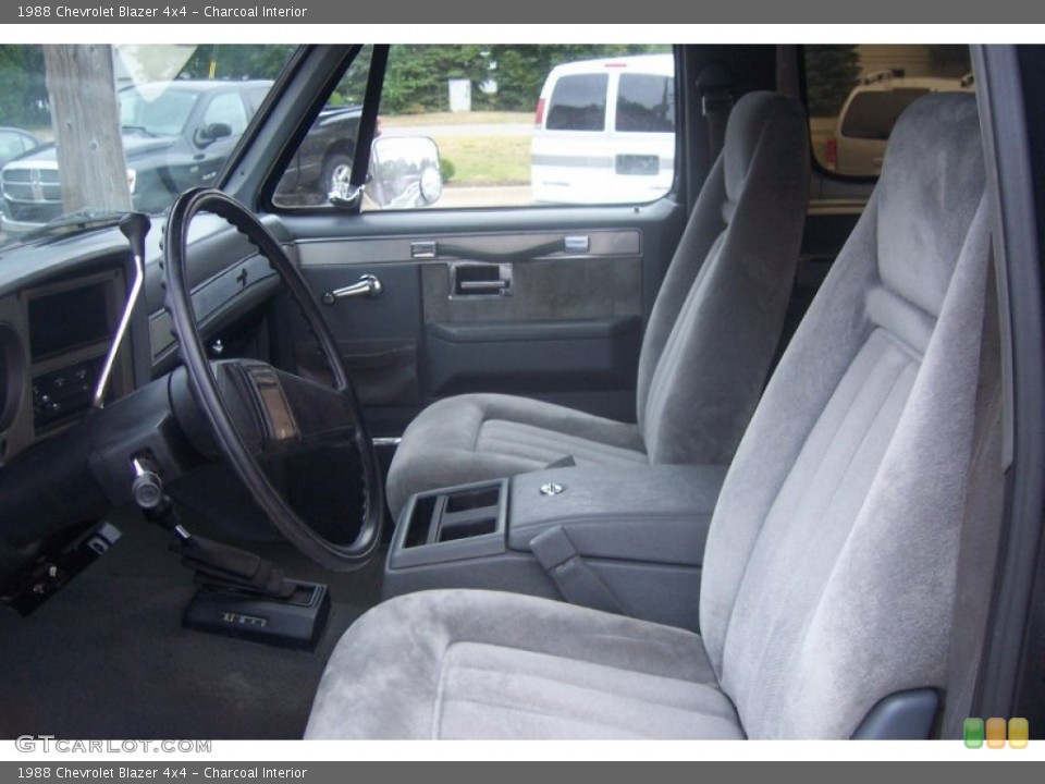 Charcoal 1988 Chevrolet Blazer Interiors