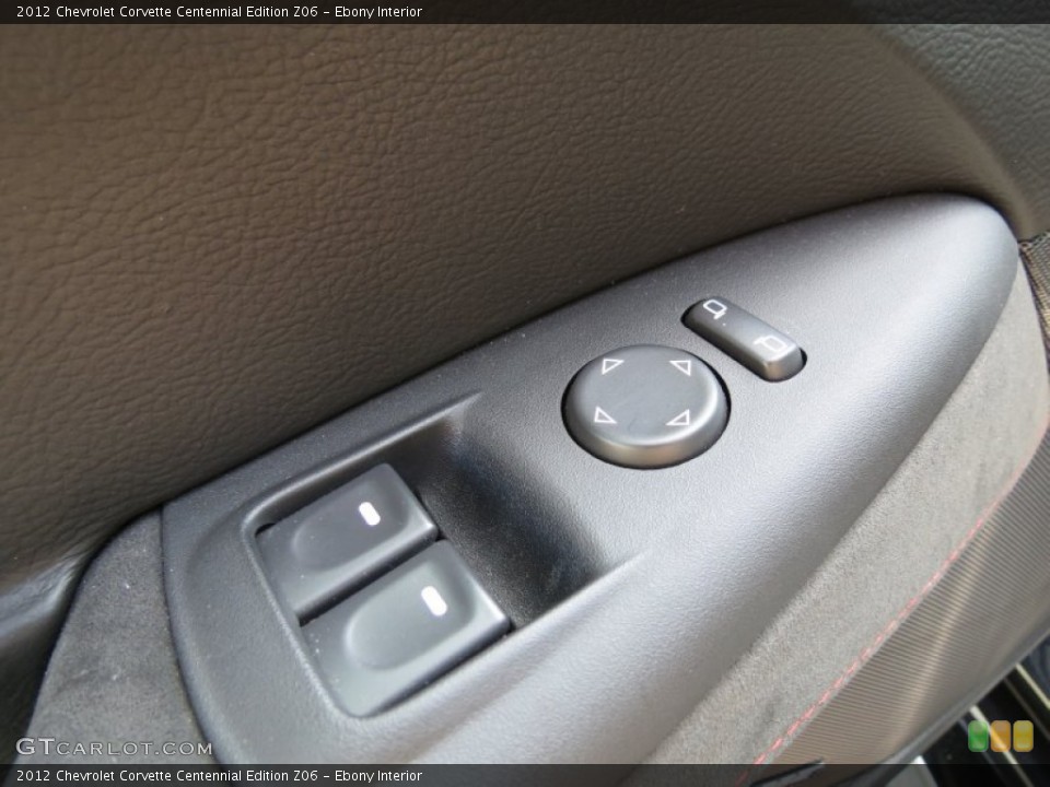 Ebony Interior Controls for the 2012 Chevrolet Corvette Centennial Edition Z06 #68228332