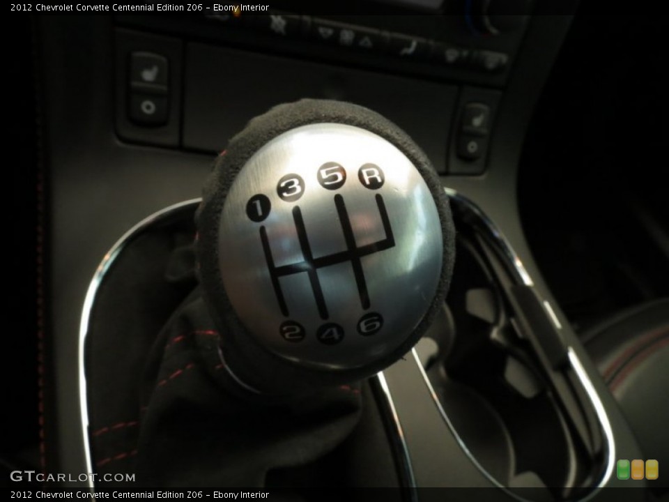 Ebony Interior Transmission for the 2012 Chevrolet Corvette Centennial Edition Z06 #68228533