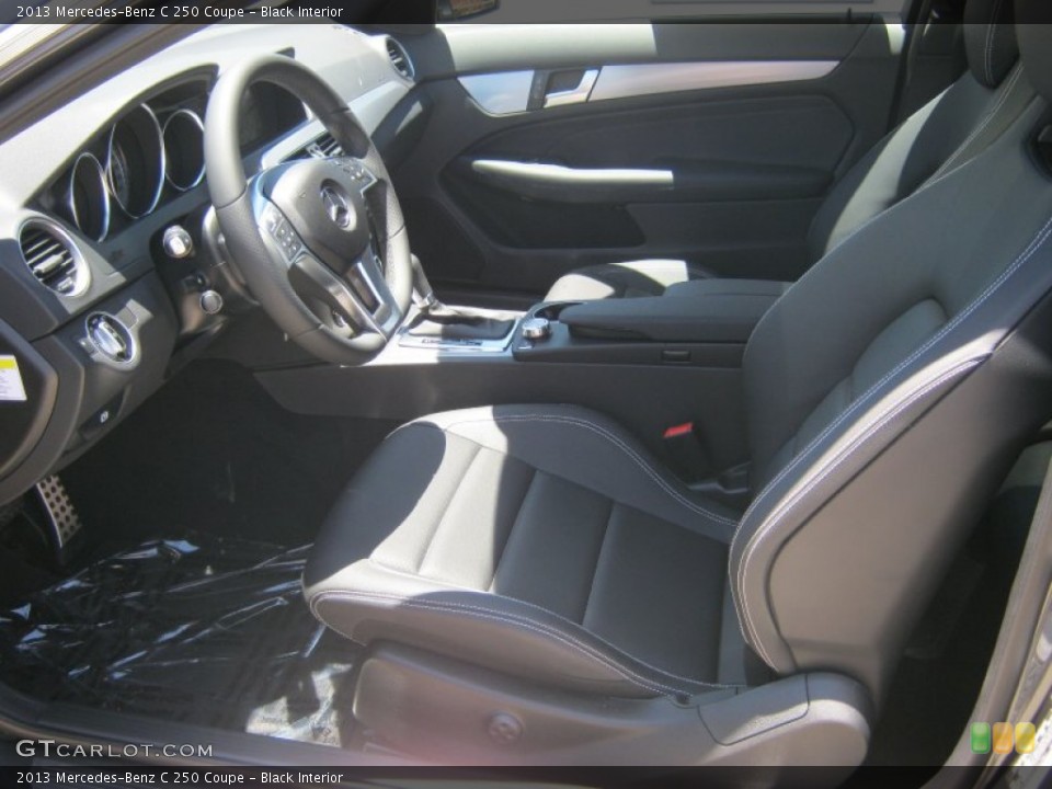 Black Interior Photo for the 2013 Mercedes-Benz C 250 Coupe #68229088