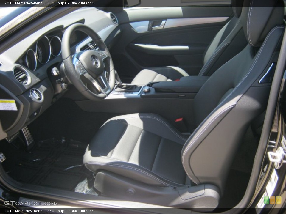 Black Interior Photo for the 2013 Mercedes-Benz C 250 Coupe #68229244