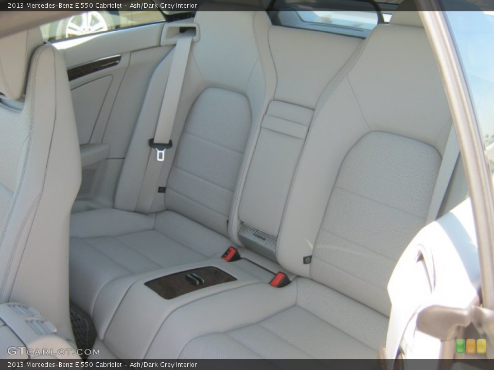 Ash/Dark Grey Interior Rear Seat for the 2013 Mercedes-Benz E 550 Cabriolet #68229343