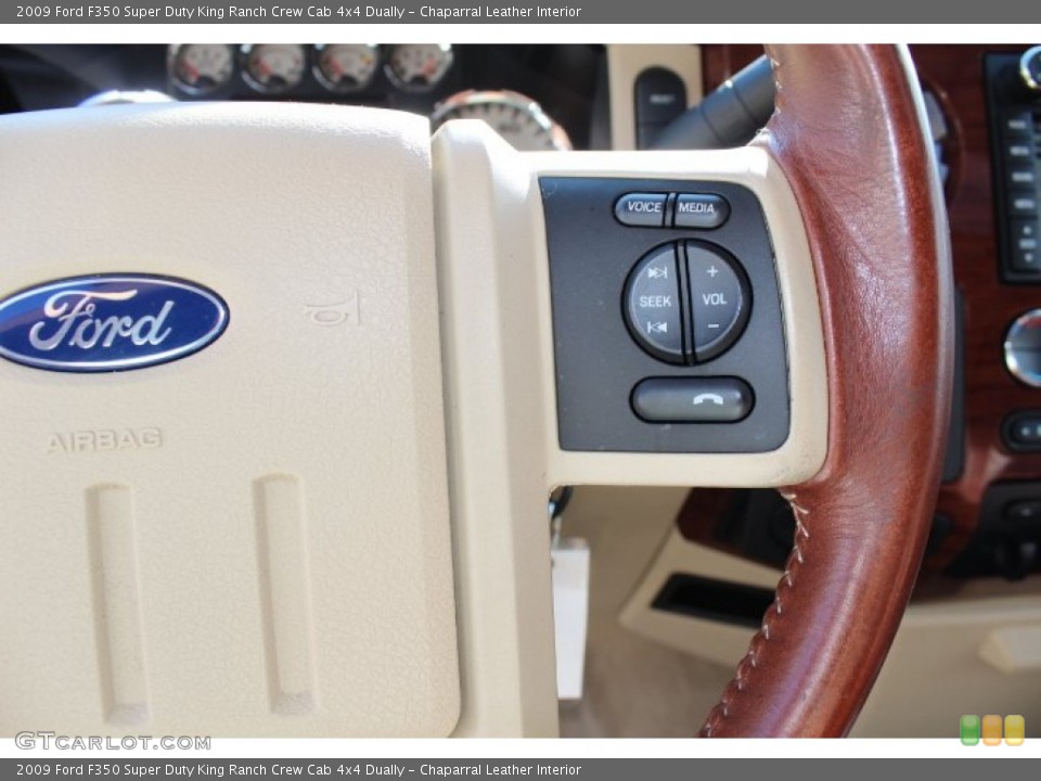 Chaparral Leather Interior Controls for the 2009 Ford F350 Super Duty King Ranch Crew Cab 4x4 Dually #68230093