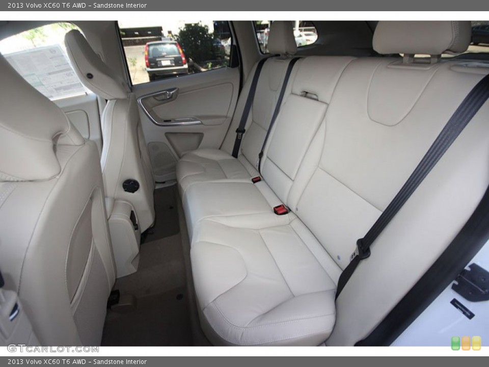 Sandstone Interior Rear Seat for the 2013 Volvo XC60 T6 AWD #68233252