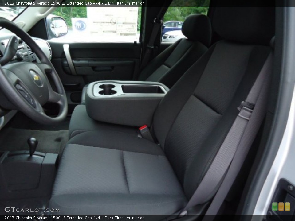 Dark Titanium Interior Front Seat for the 2013 Chevrolet Silverado 1500 LS Extended Cab 4x4 #68234944