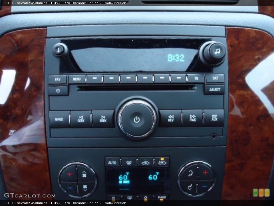 Ebony Interior Audio System for the 2013 Chevrolet Avalanche LT 4x4 Black Diamond Edition #68235196