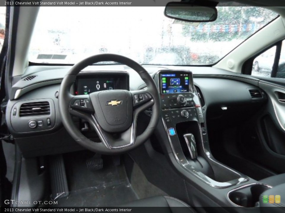 Jet Black/Dark Accents Interior Dashboard for the 2013 Chevrolet Volt  #68235313