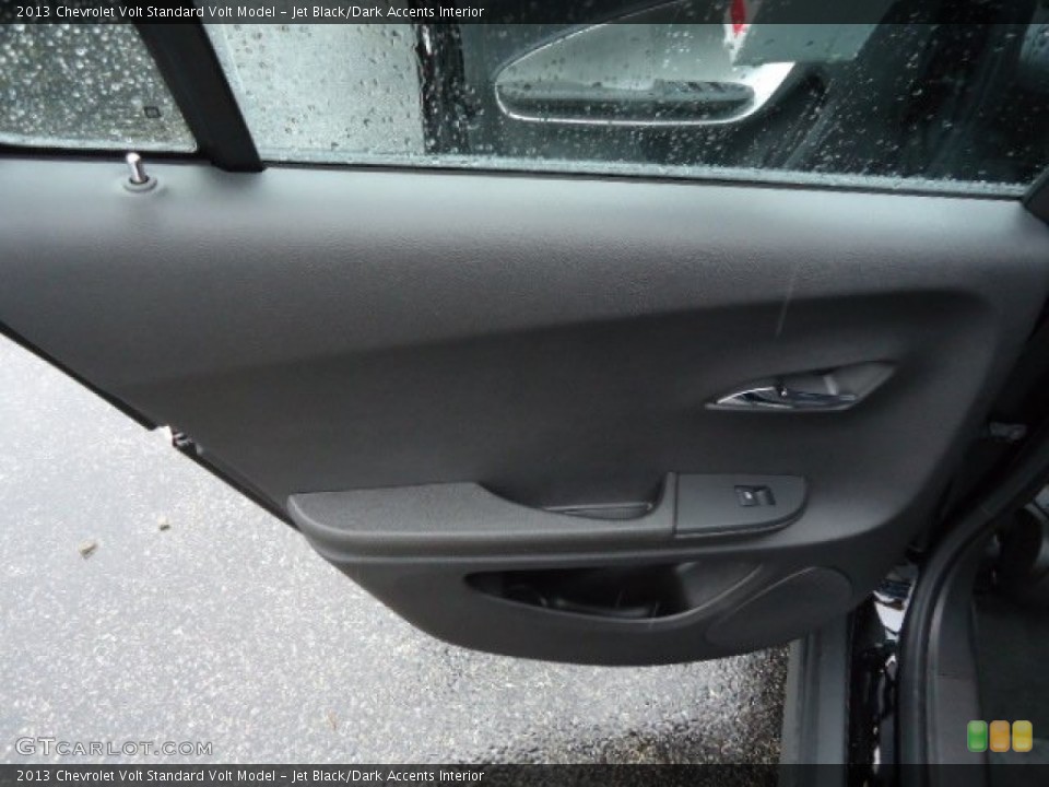 Jet Black/Dark Accents Interior Door Panel for the 2013 Chevrolet Volt  #68235322