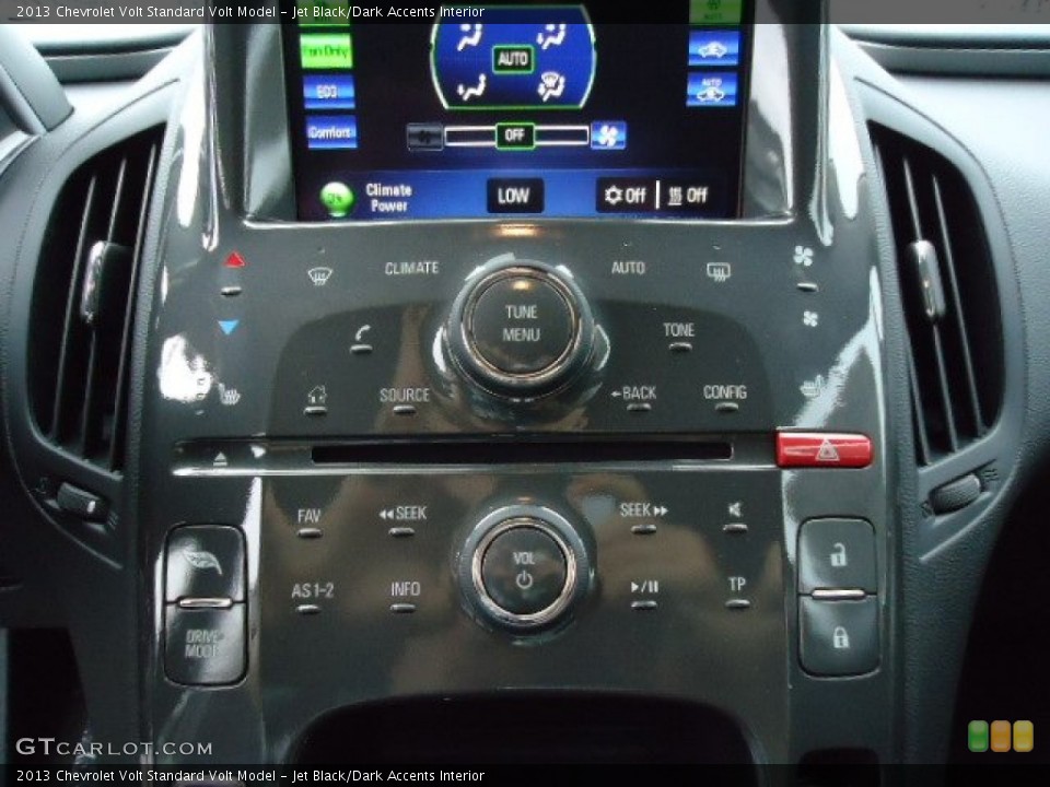 Jet Black/Dark Accents Interior Controls for the 2013 Chevrolet Volt  #68235373