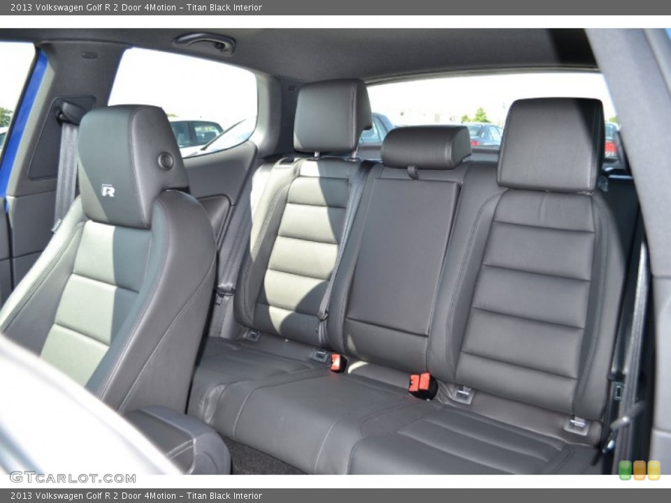 Titan Black Interior Rear Seat for the 2013 Volkswagen Golf R 2 Door 4Motion #68235988
