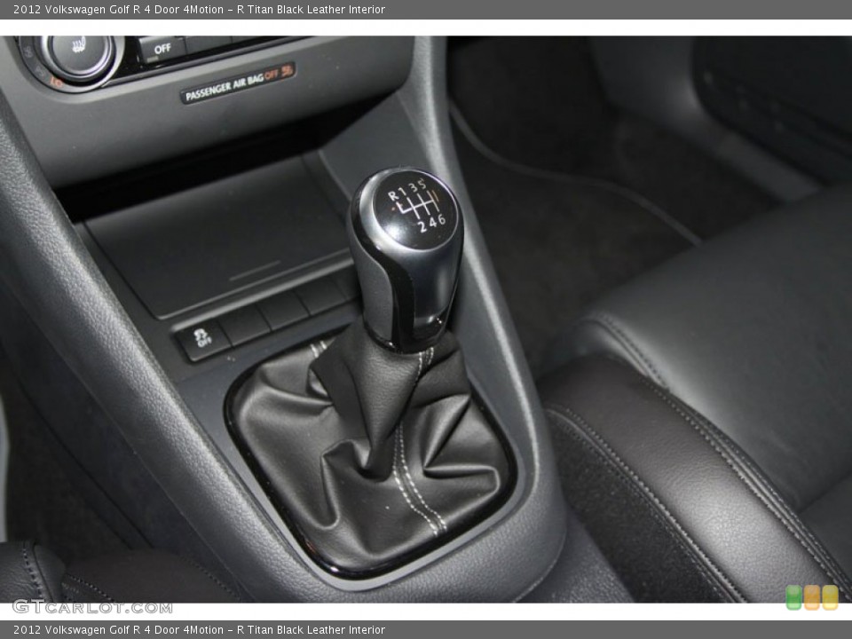 R Titan Black Leather Interior Transmission for the 2012 Volkswagen Golf R 4 Door 4Motion #68236183