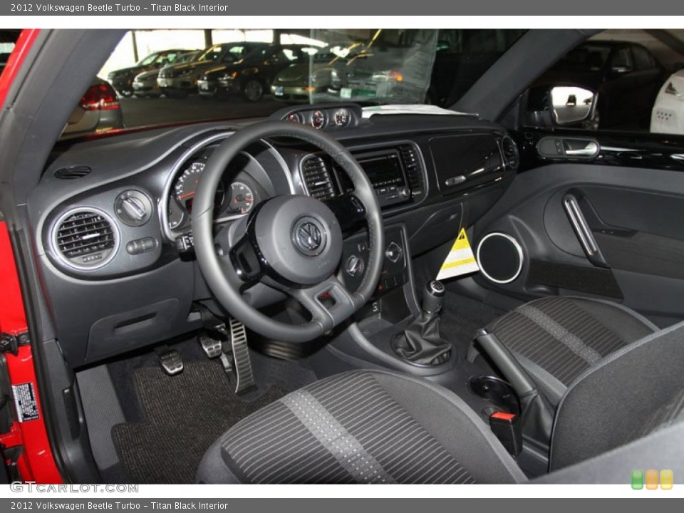 Titan Black Interior Photo for the 2012 Volkswagen Beetle Turbo #68236354