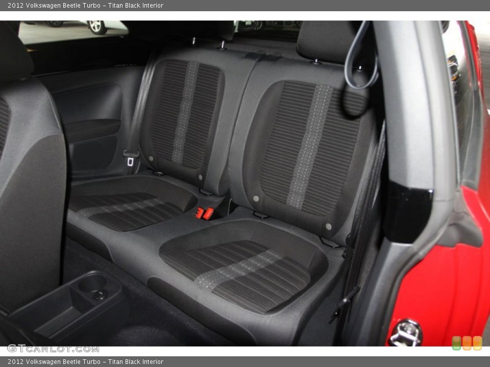 Titan Black Interior Rear Seat for the 2012 Volkswagen Beetle Turbo #68236374