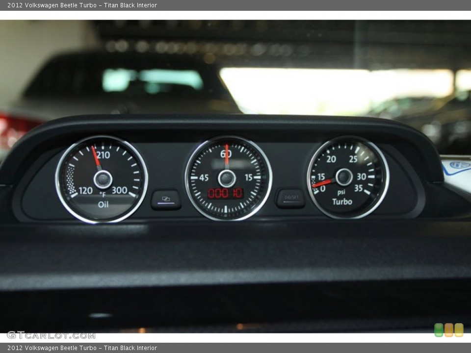 Titan Black Interior Gauges for the 2012 Volkswagen Beetle Turbo #68236389