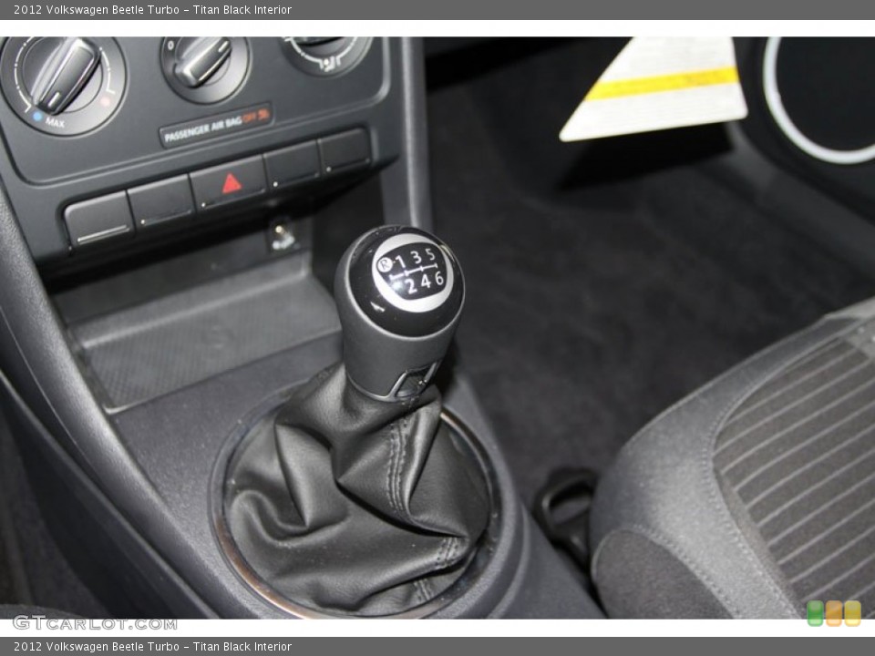 Titan Black Interior Transmission for the 2012 Volkswagen Beetle Turbo #68236413