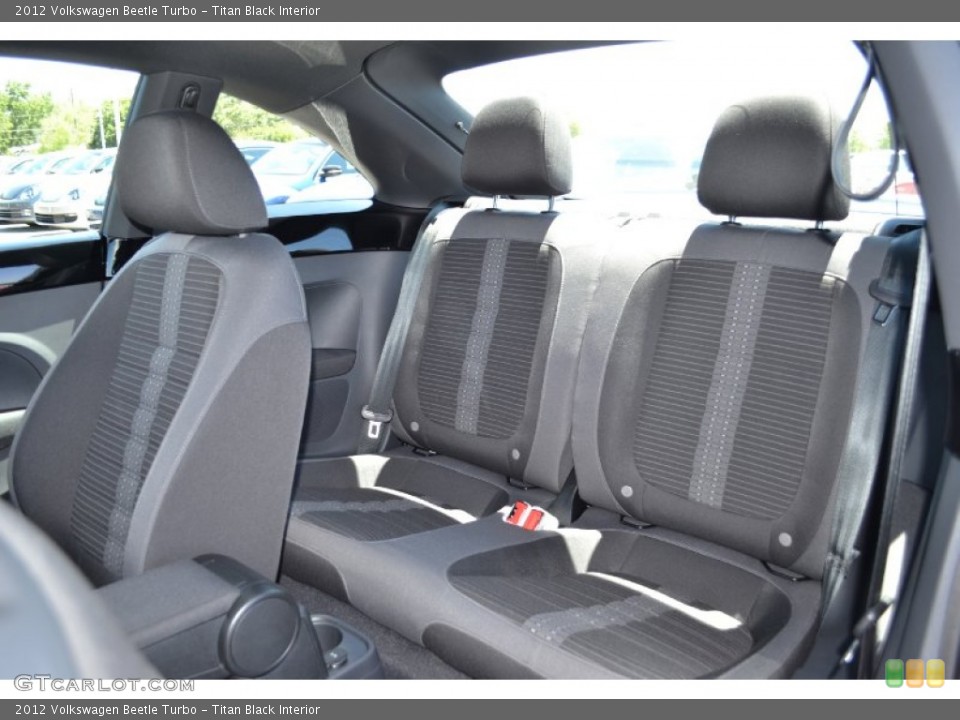 Titan Black Interior Rear Seat for the 2012 Volkswagen Beetle Turbo #68236561
