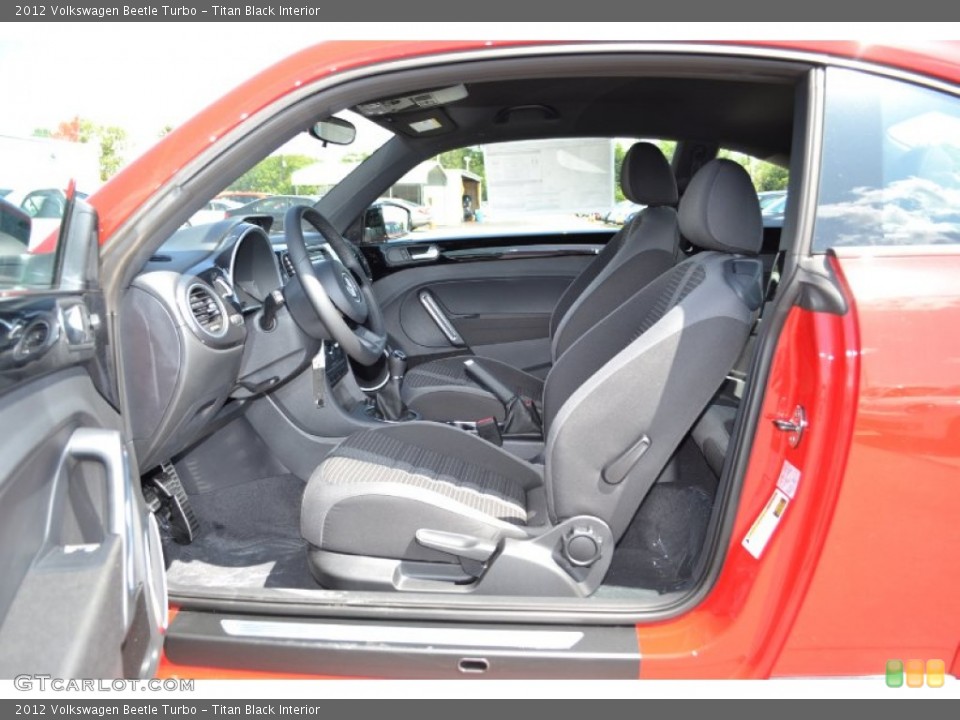 Titan Black Interior Photo for the 2012 Volkswagen Beetle Turbo #68236666