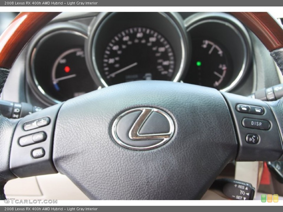 Light Gray Interior Controls for the 2008 Lexus RX 400h AWD Hybrid #68237746