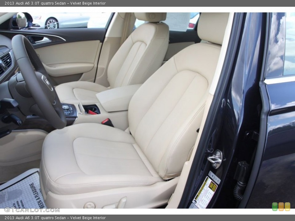 Velvet Beige Interior Photo for the 2013 Audi A6 3.0T quattro Sedan #68238241
