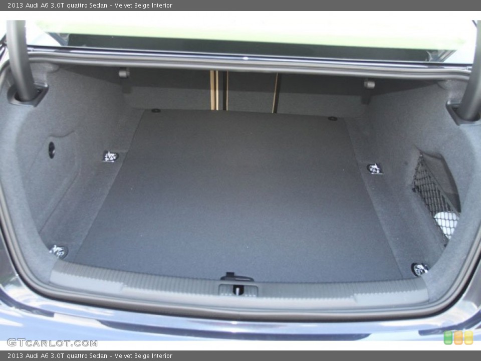 Velvet Beige Interior Trunk for the 2013 Audi A6 3.0T quattro Sedan #68238328