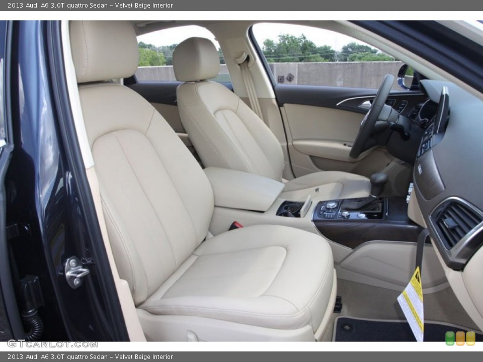 Velvet Beige Interior Photo for the 2013 Audi A6 3.0T quattro Sedan #68238371