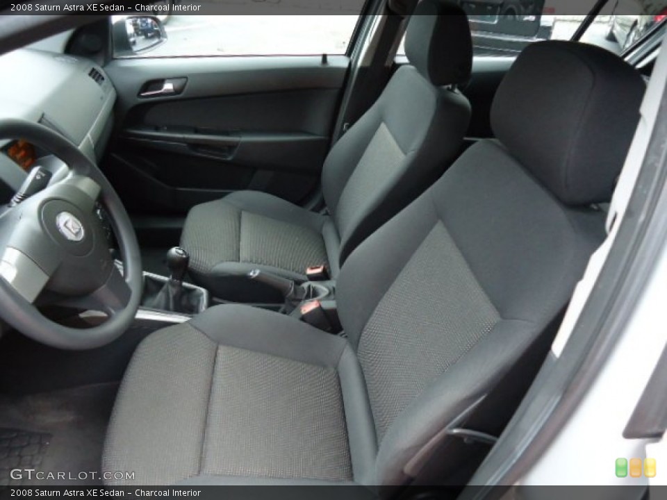 Charcoal Interior Front Seat for the 2008 Saturn Astra XE Sedan #68238397