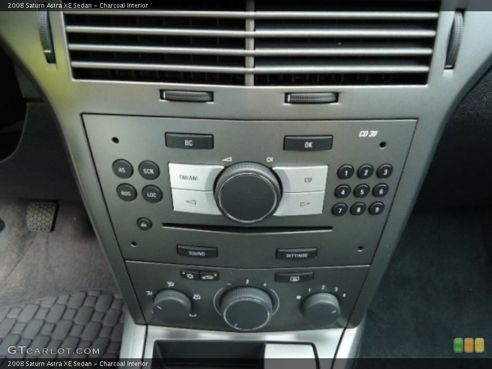 Charcoal Interior Controls for the 2008 Saturn Astra XE Sedan #68238472