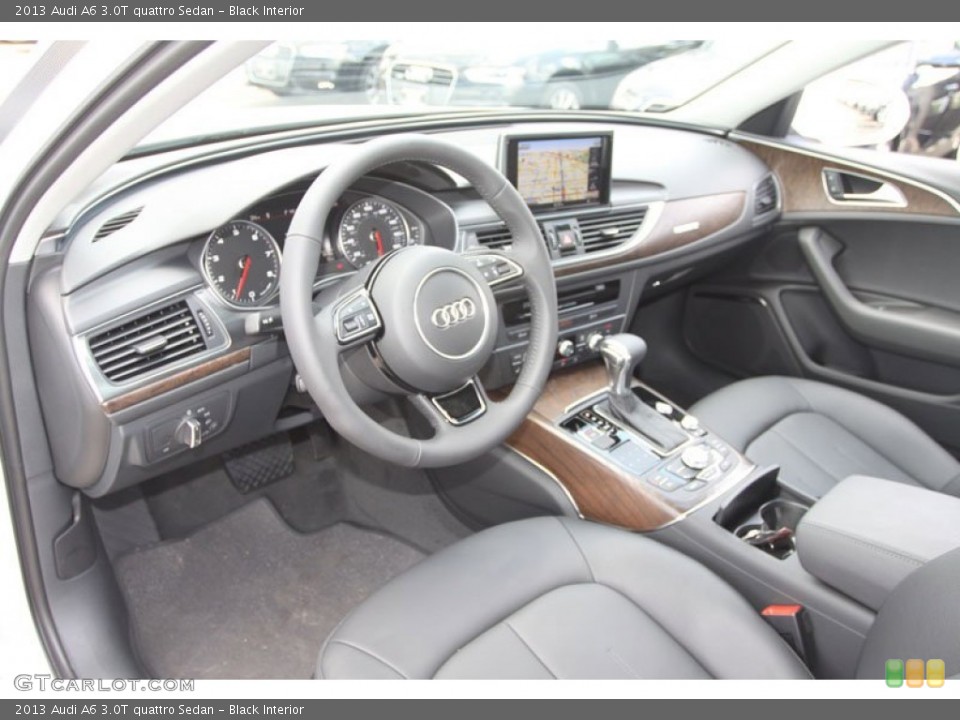 Black Interior Prime Interior for the 2013 Audi A6 3.0T quattro Sedan #68238508
