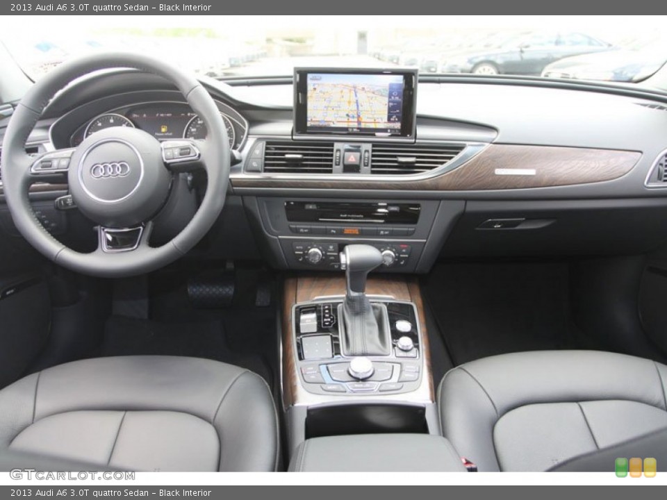 Black Interior Dashboard for the 2013 Audi A6 3.0T quattro Sedan #68238541