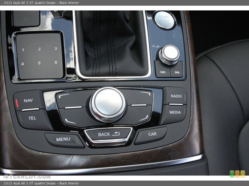 Black Interior Controls for the 2013 Audi A6 3.0T quattro Sedan #68238583