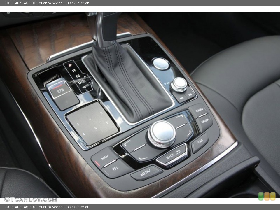 Black Interior Controls for the 2013 Audi A6 3.0T quattro Sedan #68238601