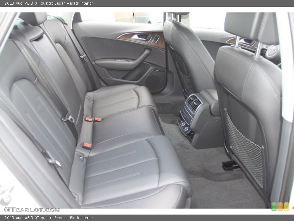 Black Interior Rear Seat for the 2013 Audi A6 3.0T quattro Sedan #68238622