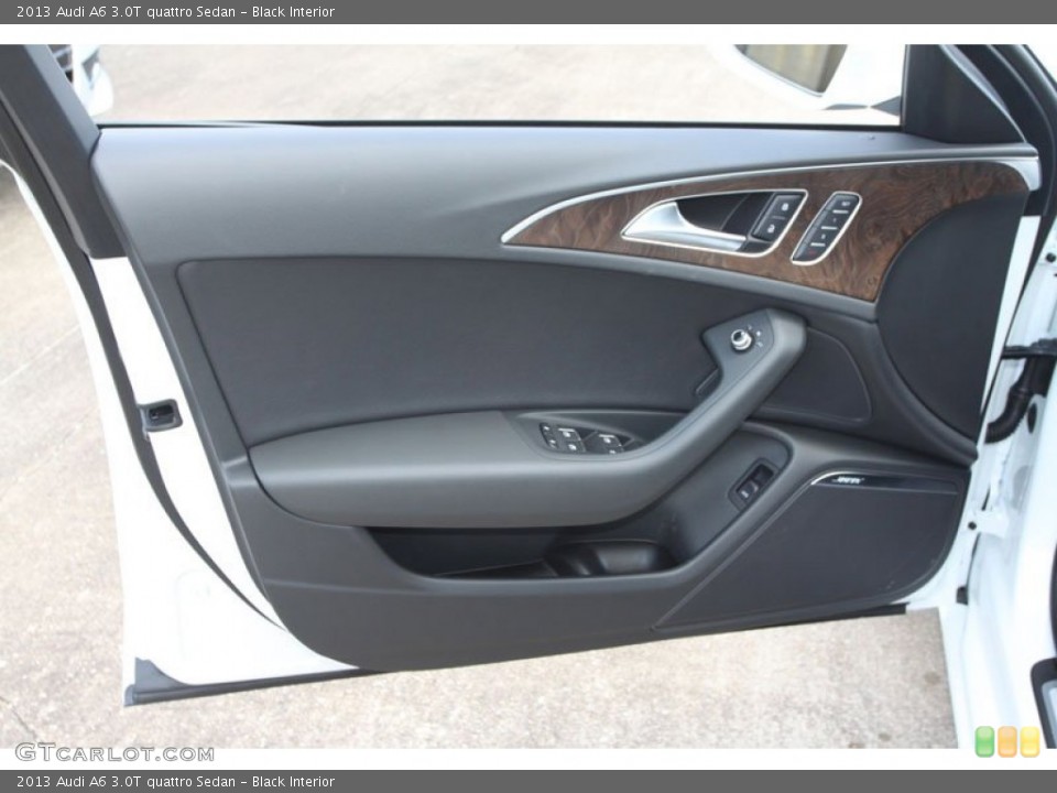 Black Interior Door Panel for the 2013 Audi A6 3.0T quattro Sedan #68238745