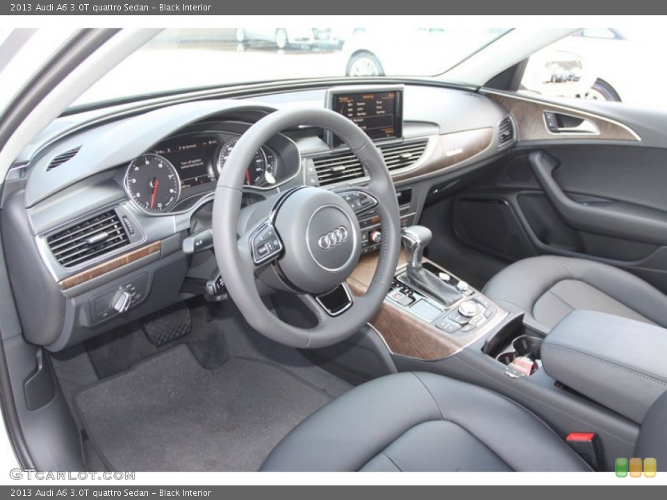 Black Interior Prime Interior for the 2013 Audi A6 3.0T quattro Sedan #68238751
