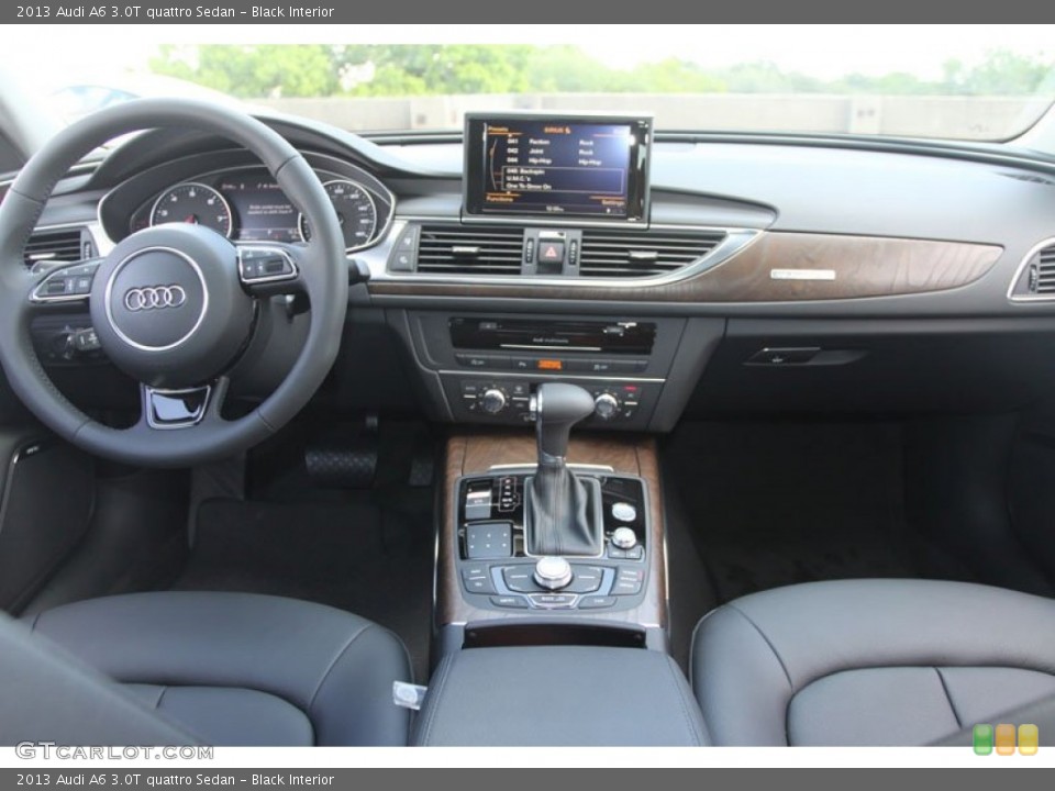 Black Interior Dashboard for the 2013 Audi A6 3.0T quattro Sedan #68238787