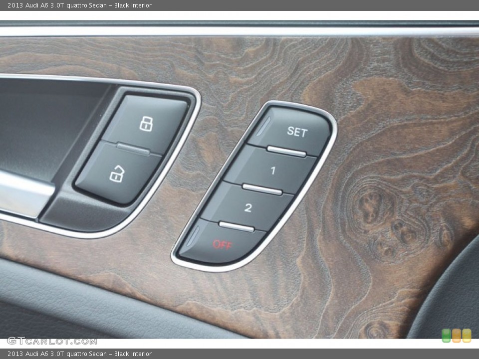 Black Interior Controls for the 2013 Audi A6 3.0T quattro Sedan #68238814