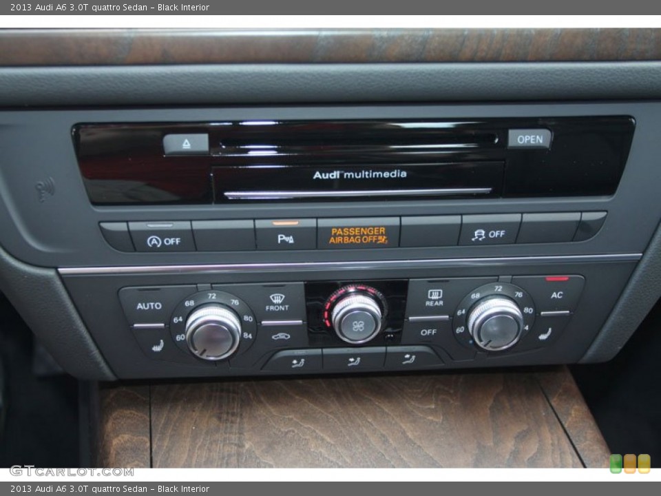 Black Interior Audio System for the 2013 Audi A6 3.0T quattro Sedan #68238832